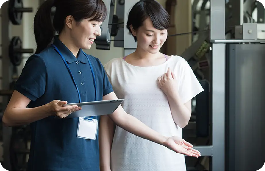 トレーニングマシン説明